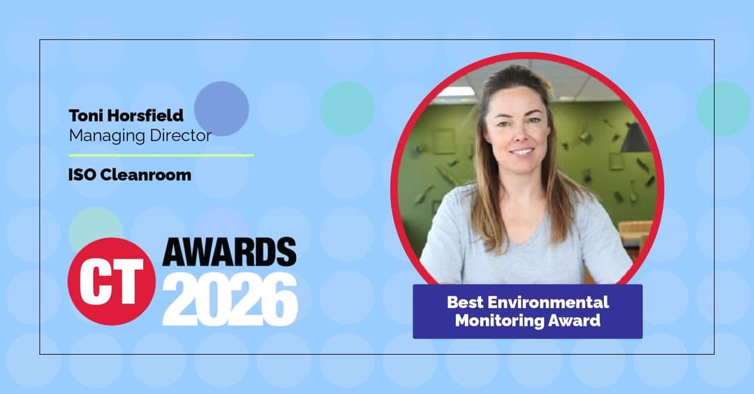 Toni Horsfield- ISO Cleanroom- Judge- Best Environmental monitoring award