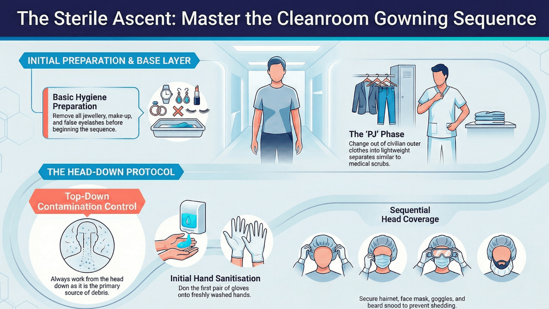 The Cleanroom Gowning Sequence